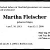 Klages Martha 1913-2000 Todesanzeige